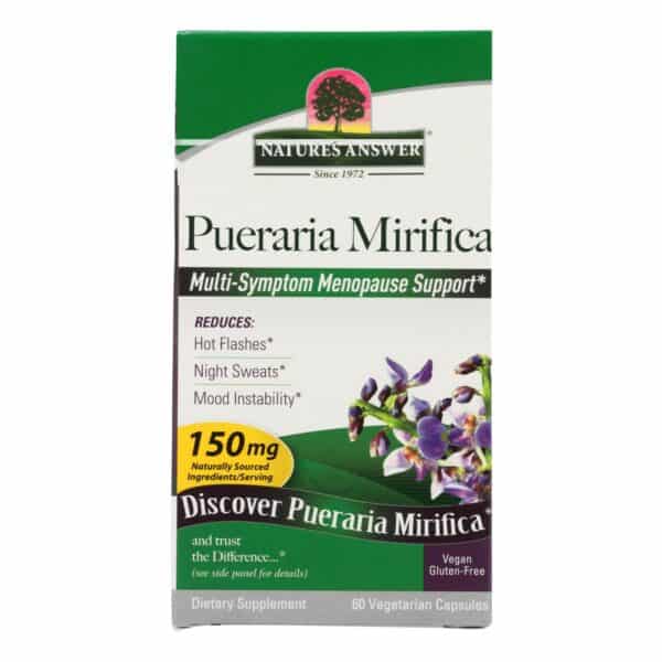 Nature's Answer - Pueraria Mirifica Estro Balance - 60 Vegetarian Capsules - Image 3