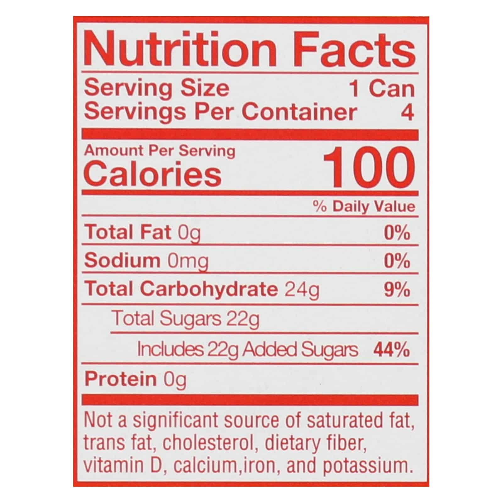 Q Drinks - Sparkling Grapefruit - Case of 6/4 Packs - 7.5oz Cans - Image 3