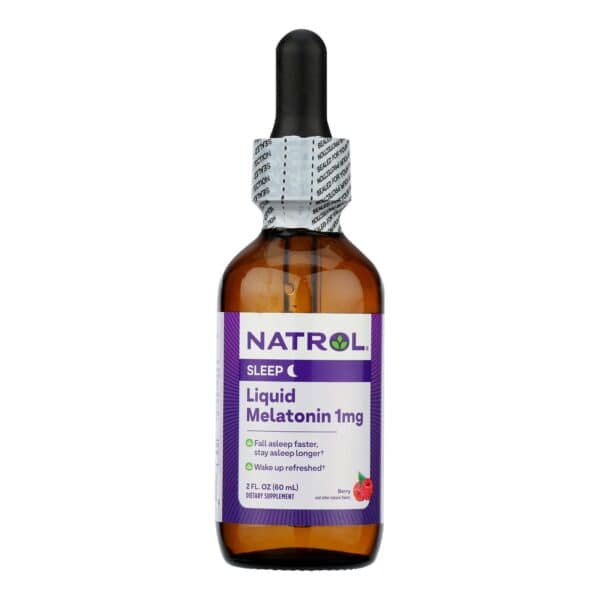 Natrol - Melatonin 1mg Liquid - 2 FZ - Image 2