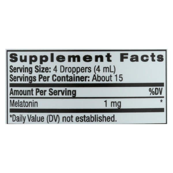 Natrol - Melatonin 1mg Liquid - 2 FZ - Image 3