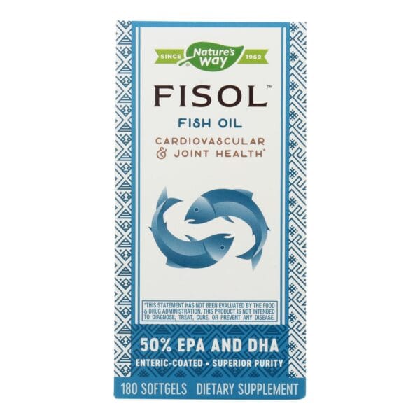 Nature's Way - Fisol Fish Oil - 180 Softgels - Image 2