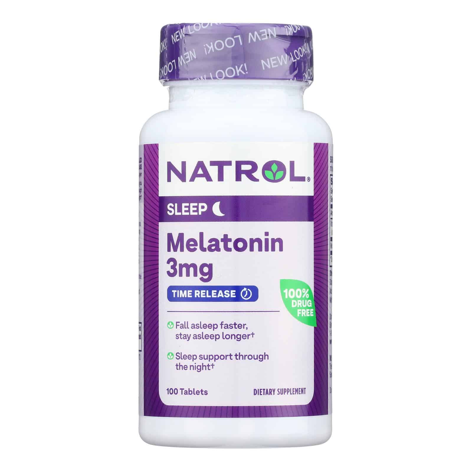 Natrol Melatonin Time Release - 3 mg - 100 Tablets