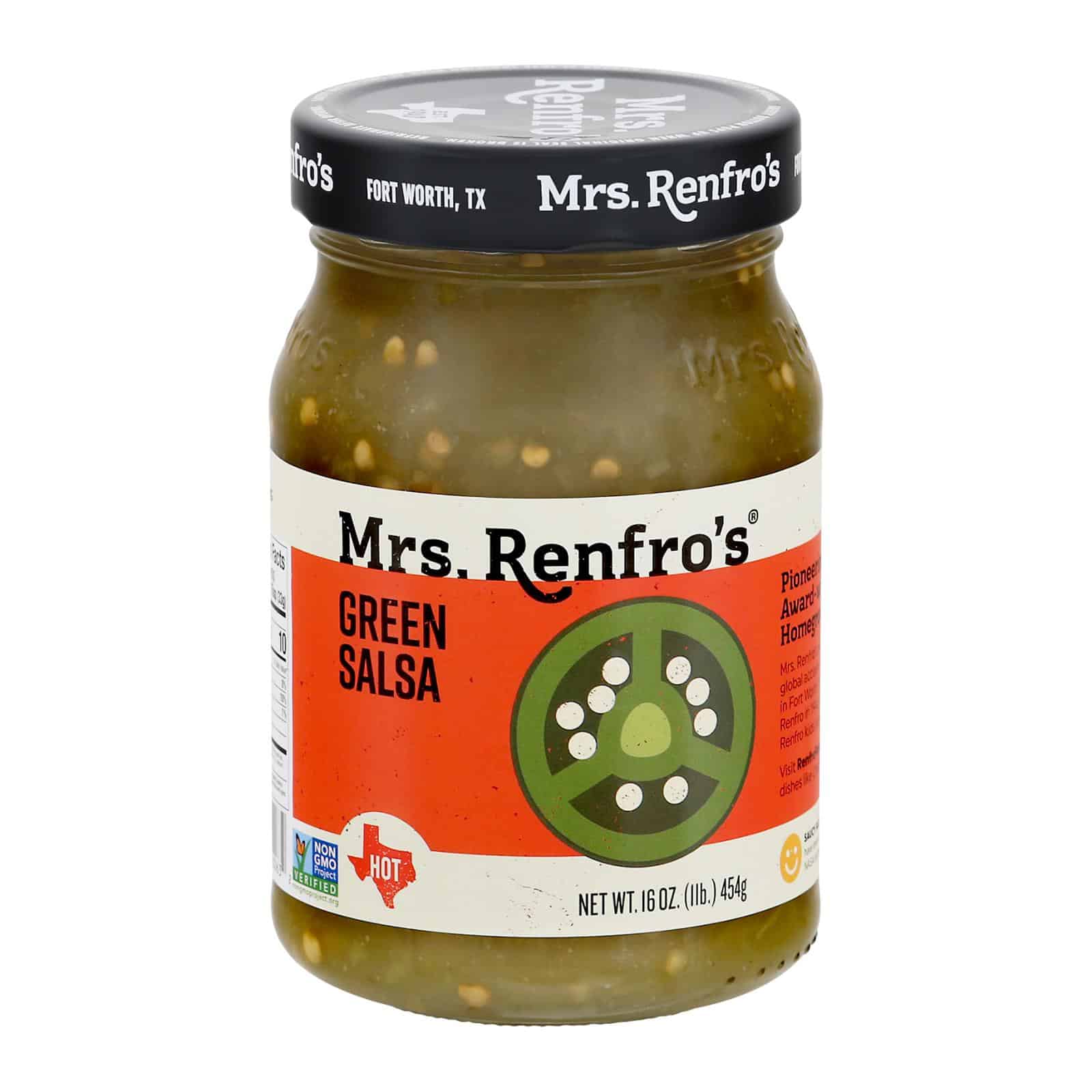 Mrs. Renfro's Green Salsa - Onion and Chili - Case of 6 - 16 oz. - Image 2