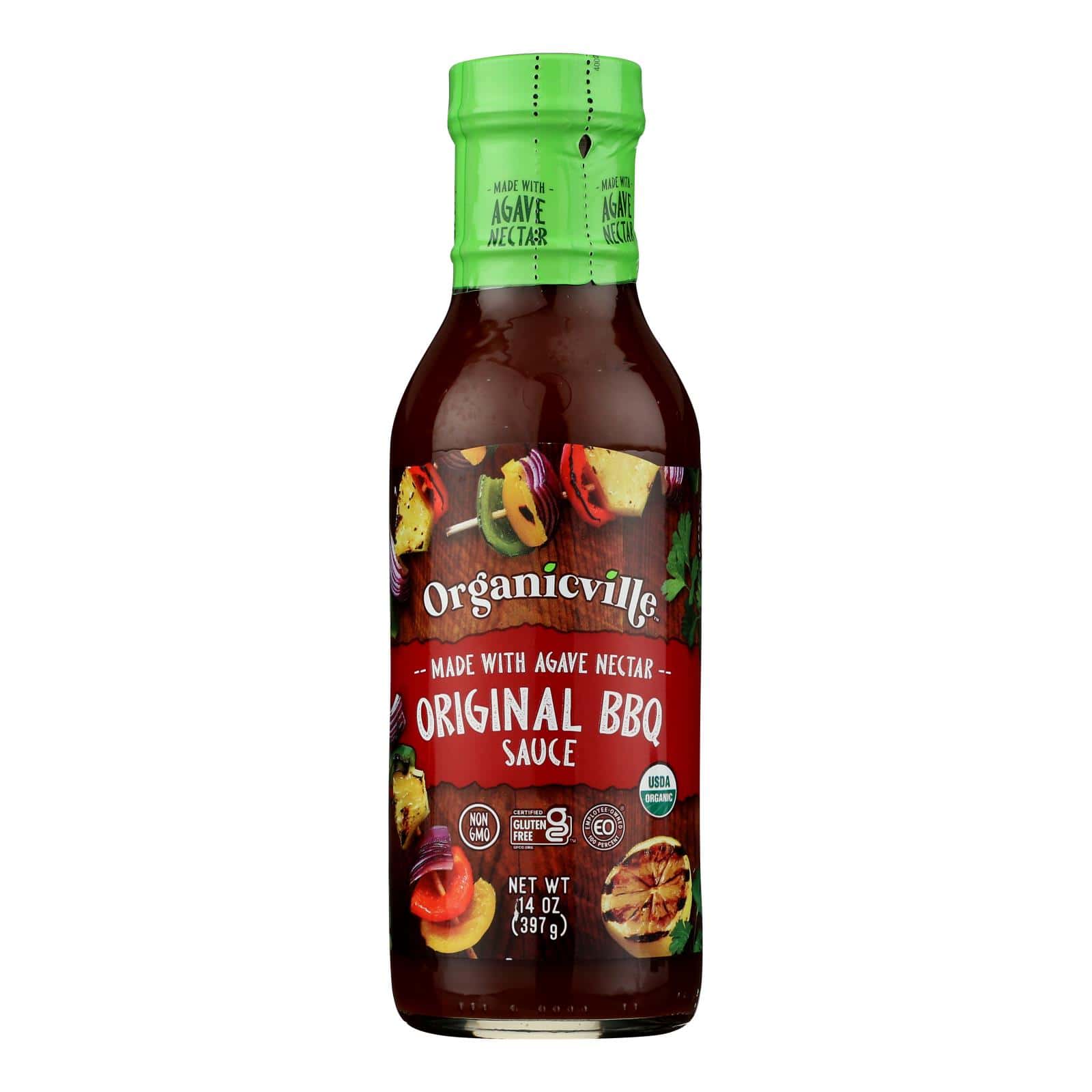 Organicville - Bbq Sauce Original Gluten Free - Case of 6-14 OZ - Image 3