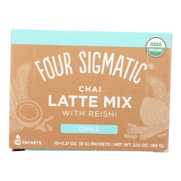 Four Sigmatic - Chai Latte - Organic Turkey Tail and Reishi - 10 CT - Image 3