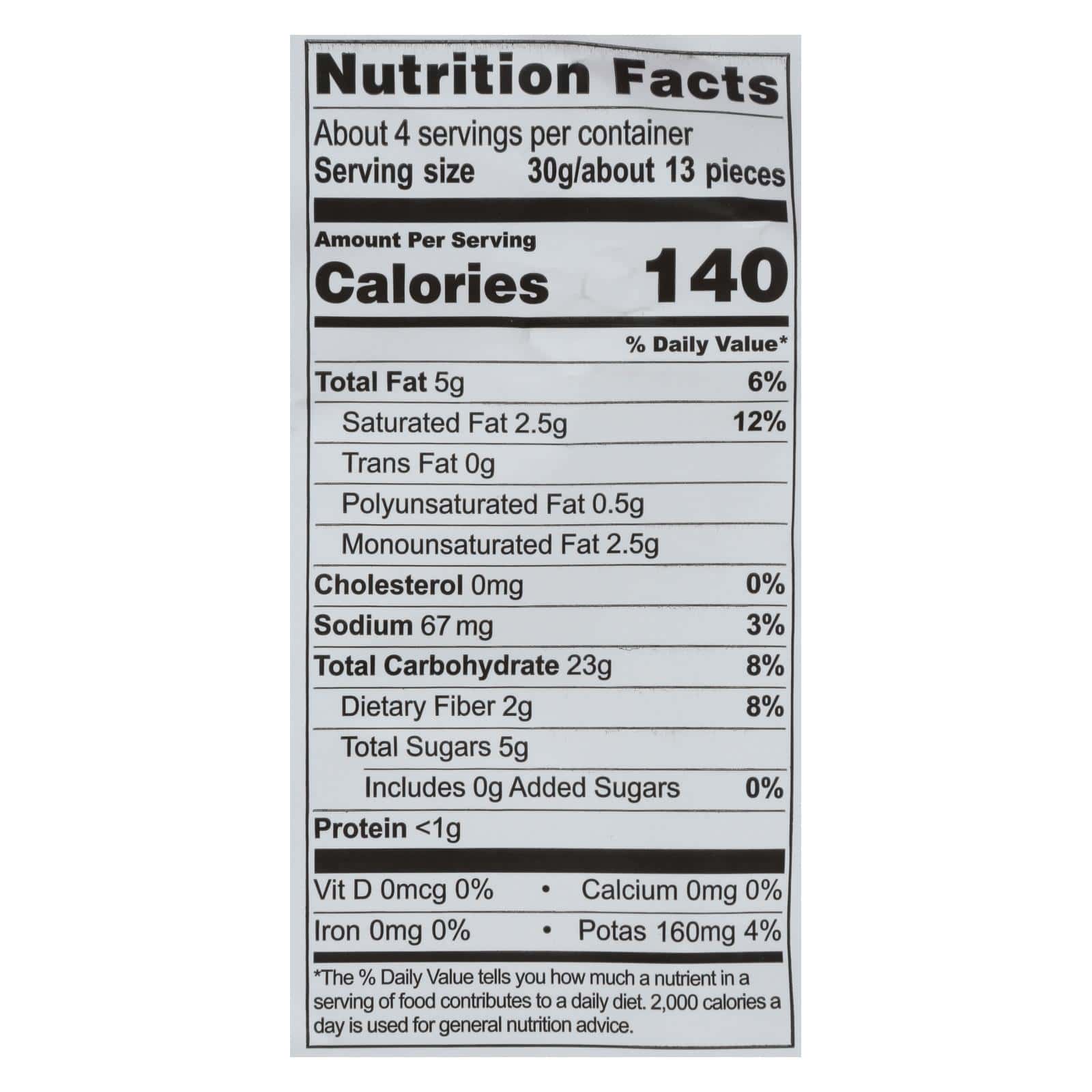 Artisan Tropic Cassava Strips - Sea Salt - Case of 12 - 4.5 oz. - Image 3