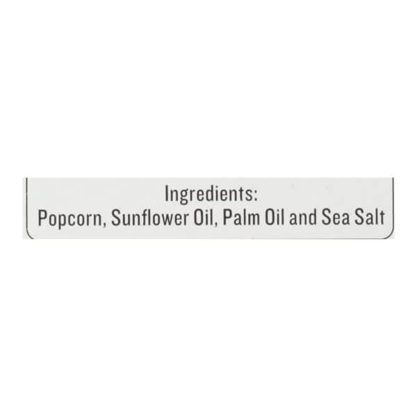 Skinnypop Popcorn - Popcorn Micro Sea Salt 3pk - Case of 12 - 3/2.8 OZ