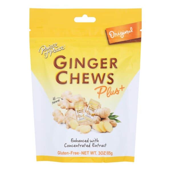 Prince Of Peace - Ginger Chews Plus Orignial - Case of 6-3 OZ - Image 3