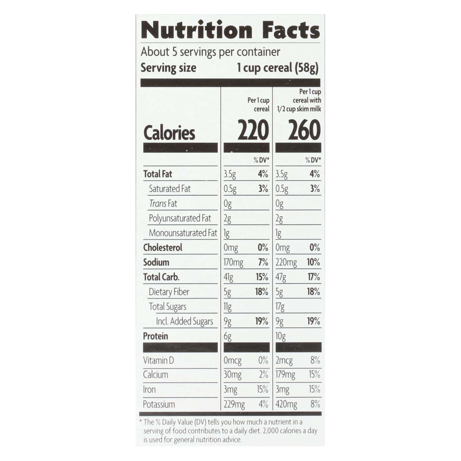 Nature's Path Organic Flax Plus Cereal - Red Berry Crunch - Case of 12 - 10.6 oz. - Image 2