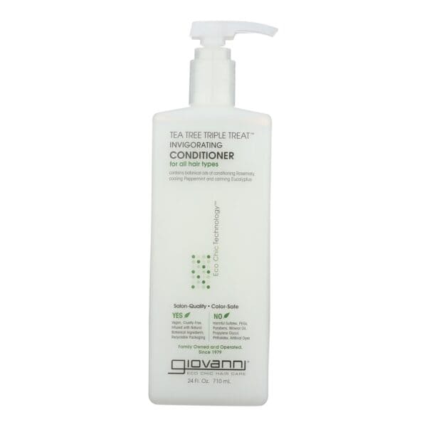 Giovanni Hair Care Products - Conditioner Tea Tree Invigorating - 24 FZ - Image 2