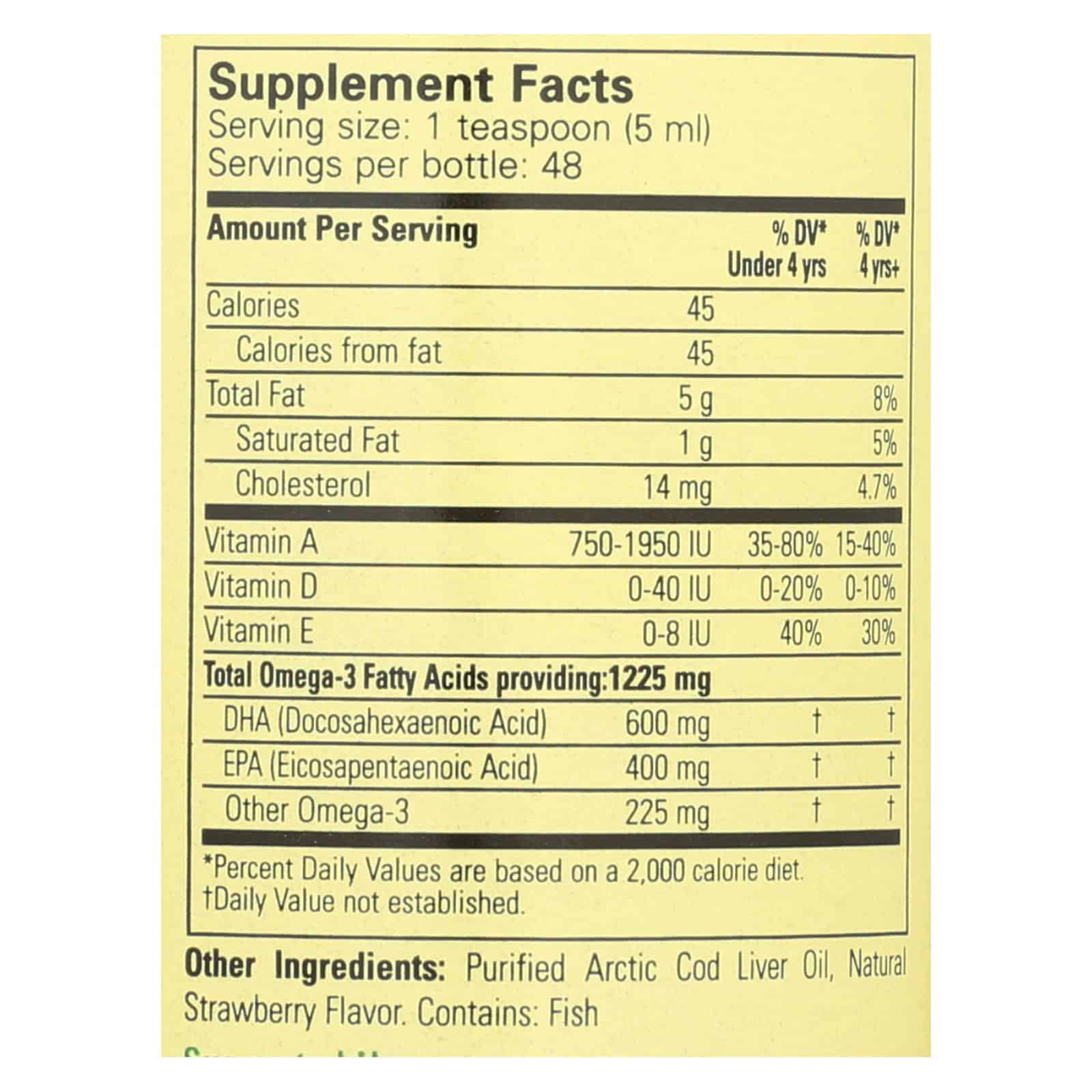 Childlife Cod Liver Oil Strawberry - 8 fl oz - Image 3