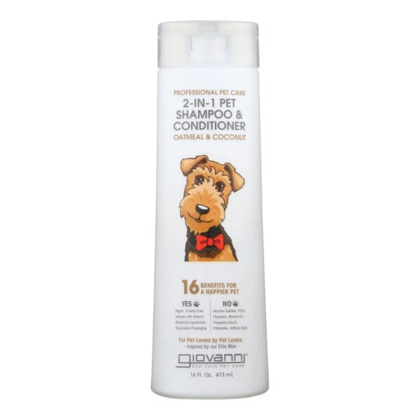 Giovanni Hair Care Products - Pet Shamp&cond Oatml&cnut - 1 Each-16 FZ