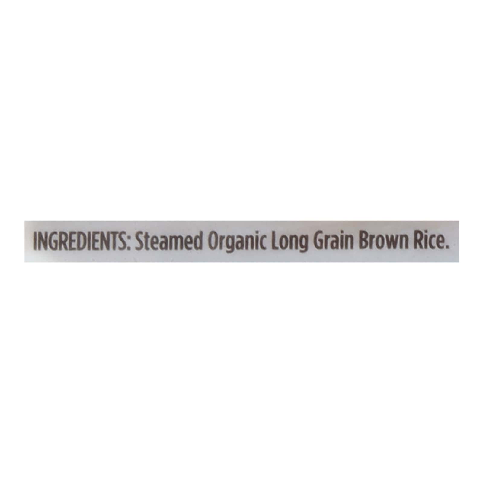 Lundberg Family Farms Organic Long Grain Brown Rice - Case of 12 - 7.4 oz. - Image 3