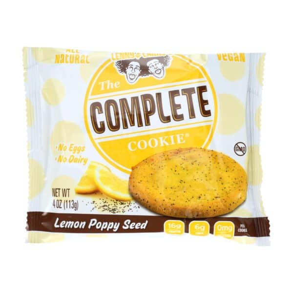 Lenny and Larry's The Complete Cookie - Lemon Poppyseed - 4 oz - Case of 12 - Image 3
