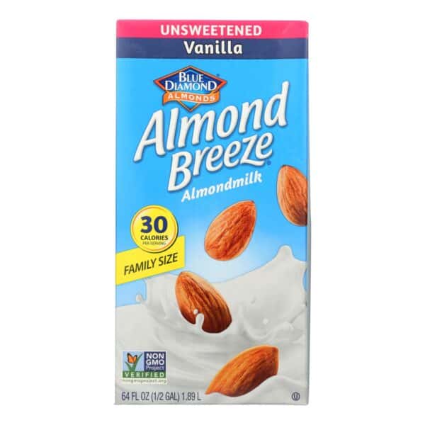 Almond Breeze - Almond Milk - Unsweetened Vanilla - Case of 8 - 64 fl oz. - Image 3