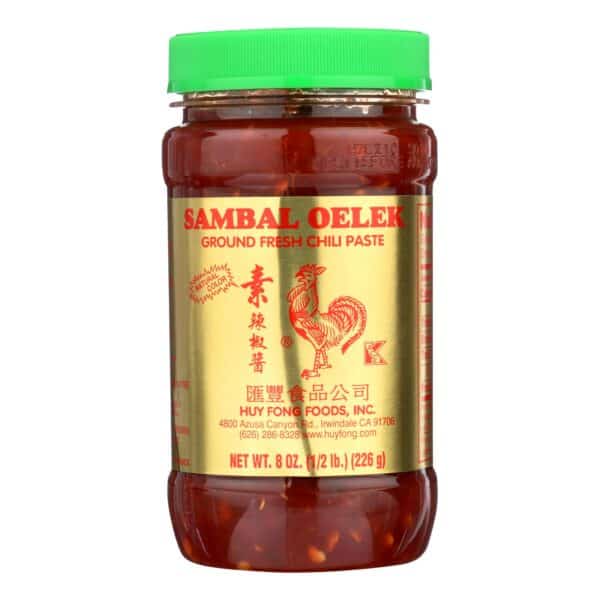 Huy Fong Fresh Chili Paste - Sambal - Case of 24 - 8 oz.