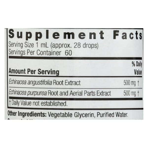 Nature's Answer - Echinacea Alcohol Free - 2 fl oz - Image 2