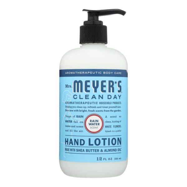 Mrs.meyers Clean Day - Hand Lotion Rainwater - Case of 6 - 12 FZ - Image 2
