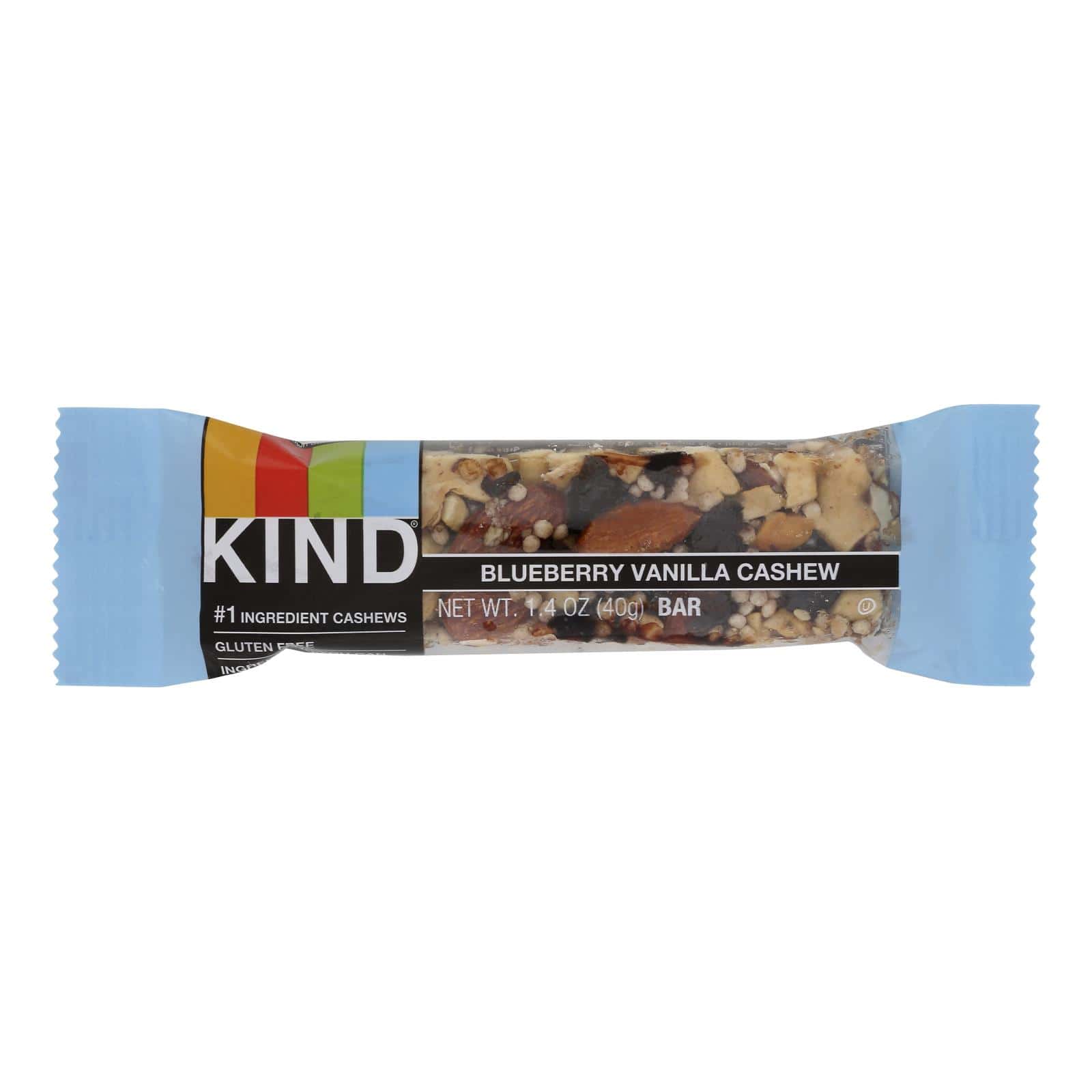 Kind Bar - Blueberry Vanilla and Cashew - 1.4 oz Bars - Case of 12 - Image 2