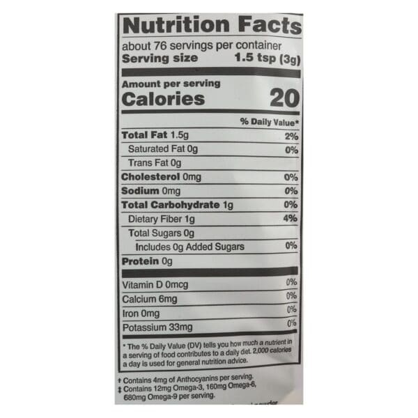 Navitas Naturals Acai Powder - Organic - Freeze-Dried - 8 oz - case of 12