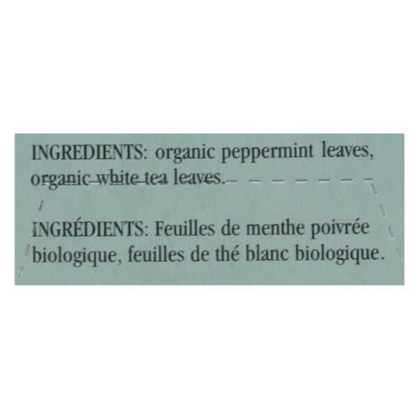 Uncle Lee's Imperial Organic Peppermint White Tea - 18 Tea Bags - Image 2