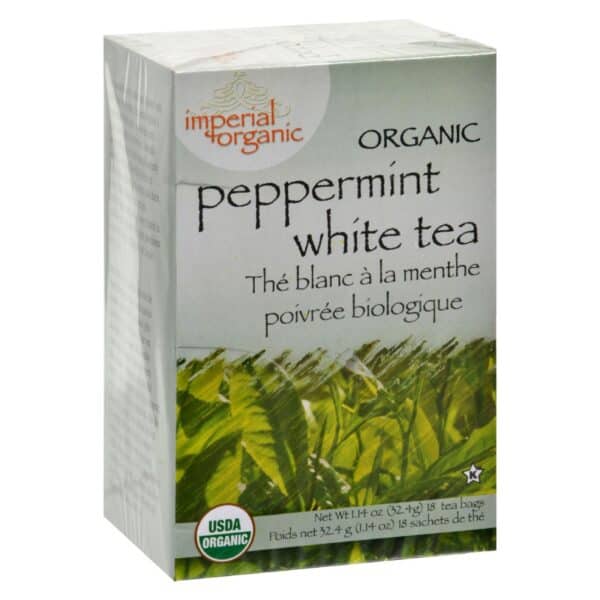 Uncle Lee's Imperial Organic Peppermint White Tea - 18 Tea Bags - Image 3