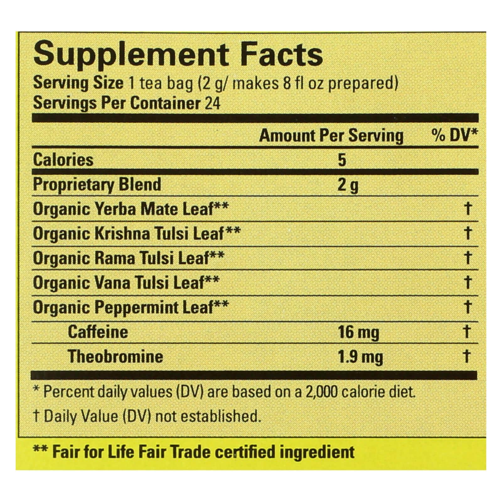 Ecoteas Holy Mate! Tea Bags - Case of 6 - 24 BAG