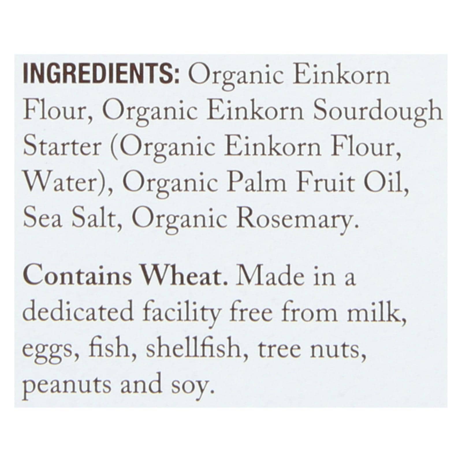 Jovial - Sourdough Einkorn Crackers - Rosemary - Case of 10 - 4.5 oz. - Image 3