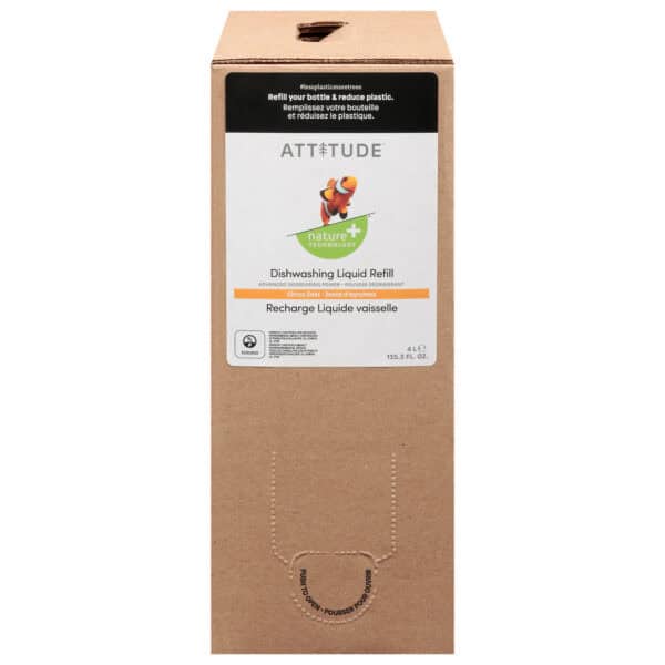 Attitude - Dish Liquid Citrus Zest - 1 Each 1-135.3 OZ - Image 2