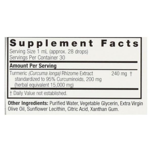 Nature's Answer - Turmeric-3 - Liquid - 1 oz
