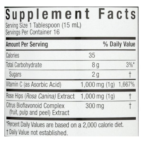 Nature's Answer - Liquid Vitamin C - 8 fl oz - Image 2