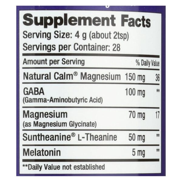 Natural Vitality's Natural Calm Specifics Calm Sleep With Natural Wildberry Flavor  - 1 Each - 6 OZ - Image 2