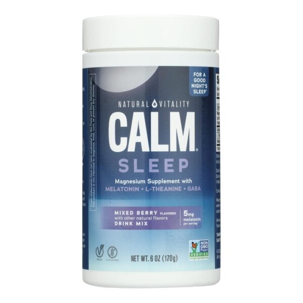 Natural Vitality's Natural Calm Specifics Calm Sleep With Natural Wildberry Flavor  - 1 Each - 6 OZ - Image 3