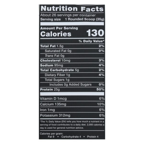 Ascent Native Fuel - Whey Chocolate Peanut Butter - 1 Each - 2 LB - Image 3