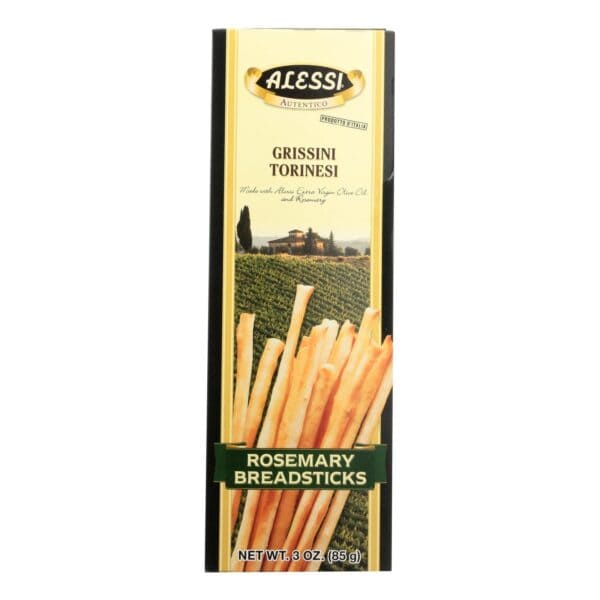 Alessi - Breadsticks Rosemary - Case Of 12 - 3 Oz - Image 2