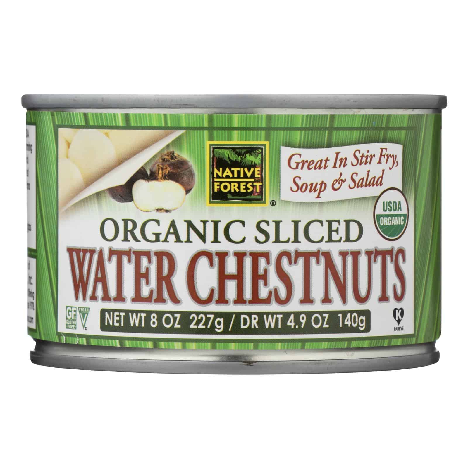 Native Forest Organic Sliced Water Chestnuts - Case of 6 - 8 OZ - Image 3