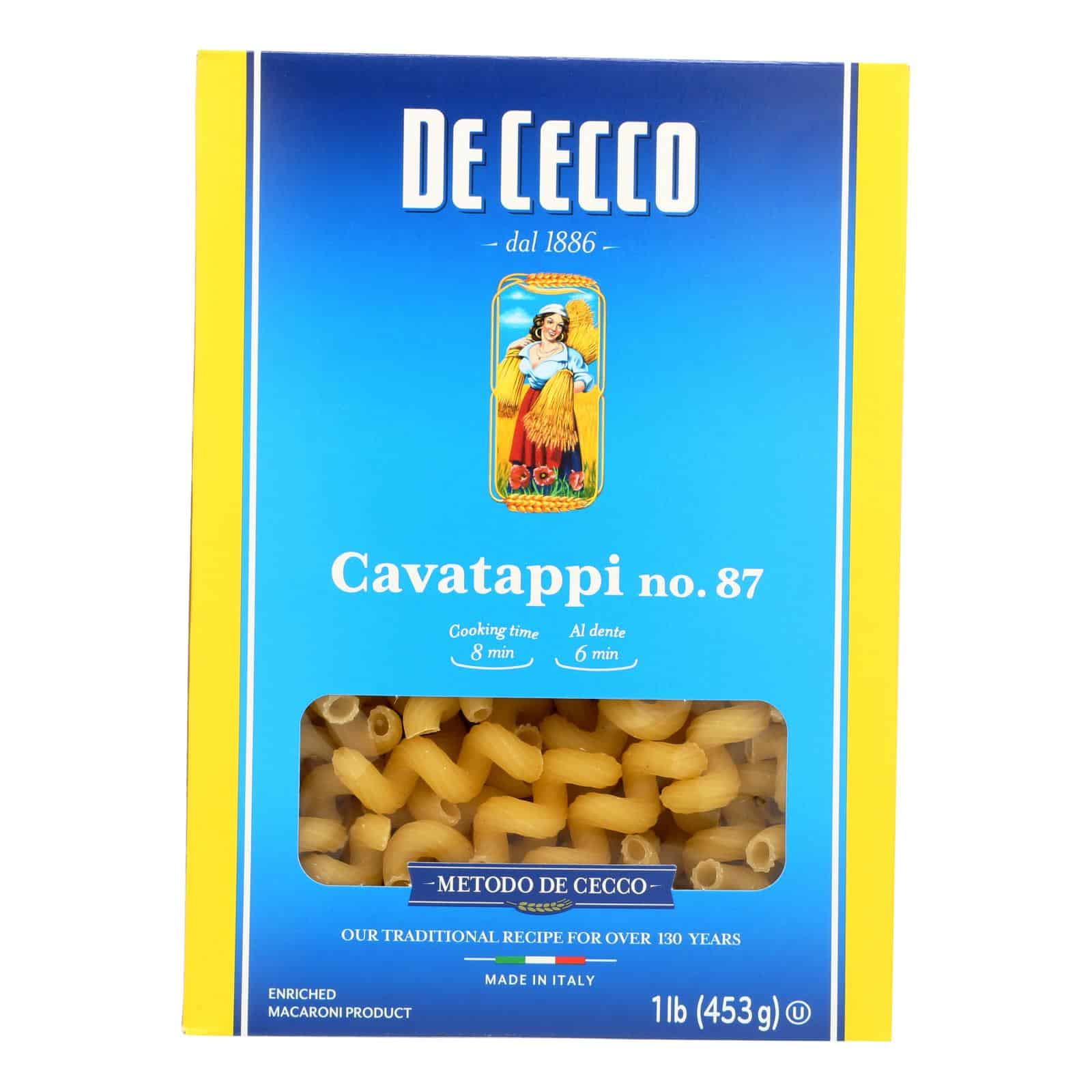 De Cecco Pasta - Pasta - Cavatappi - Case of 12 - 16 oz - Image 2