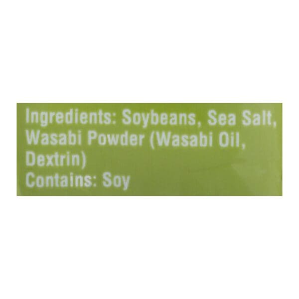 Seapoint Farms Edamame - Dry Roasted - Spicy Wasabi - 1.58 oz - Case of 12 - Image 3