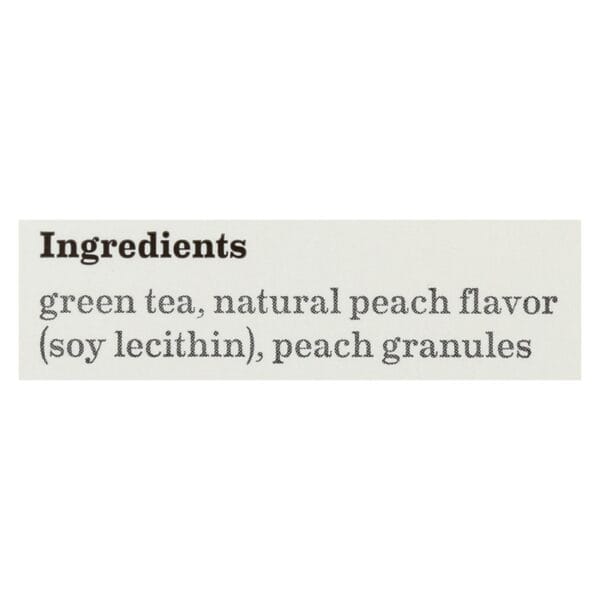 Bigelow Tea Green Tea - with Peach - Case of 6 - 20 BAG - Image 2
