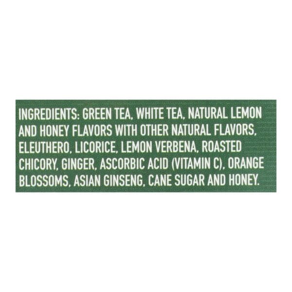 Celestial Seasonings Green Tea Honey Lemon Ginseng with White Tea - 20 Tea Bags - Case of 6 - Image 2