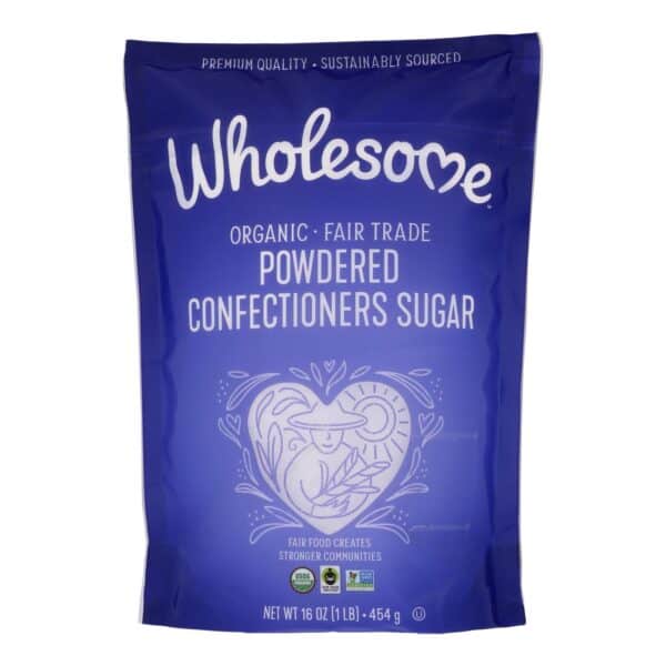 Wholesome Sweeteners Powdered Sugar - Organic and Natural - Case of 6 lbs - Image 2