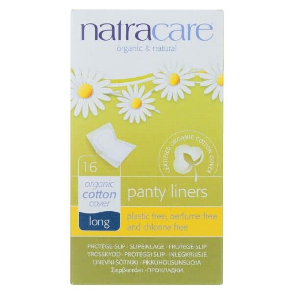 Natracare Panty Liners - Long - Wrapped - 16 Count - Image 2