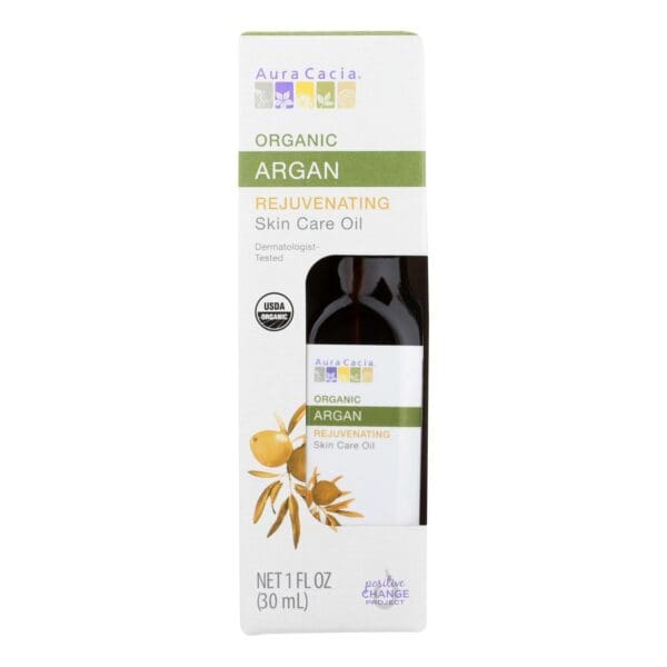 Aura Cacia - Organic Skincare Oil - Argan - Case of 3 - 1 fl oz - Image 2