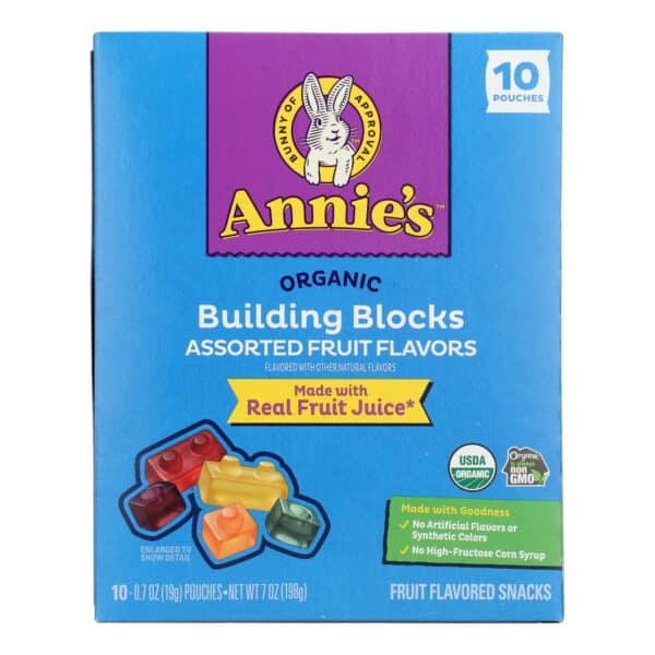 Annie's Homegrown - Fruit Snack Organic 2 Building Blocks - Case of 8-7 Ounces - Image 3