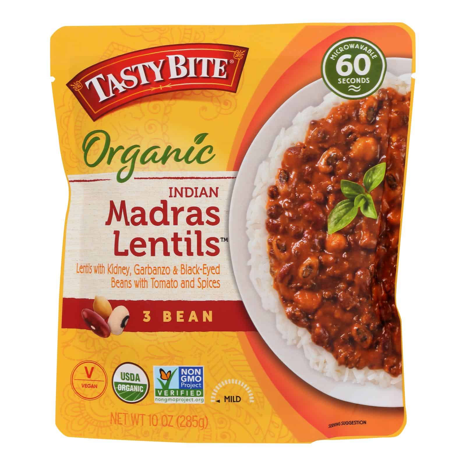 Tasty Bite - Lentils Madras 3 Bean - Case of 6-10 OZ - Image 3
