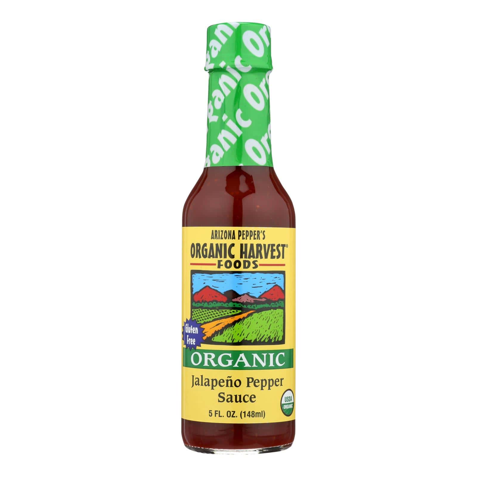 Organic Harvest Pepper Sauce - Organic Jalapeno - Case of 12 - 5 oz. - Image 2