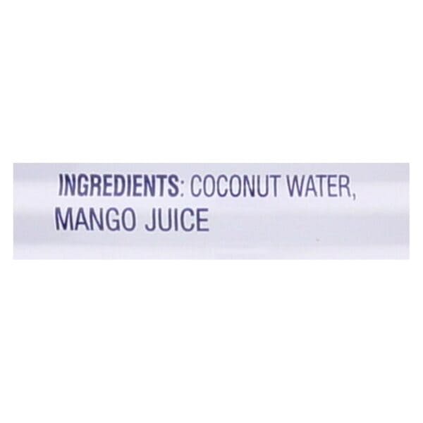 C2O - Pure Coconut Water - Mango - Case of 12 - 17.5 fl oz. - Image 2