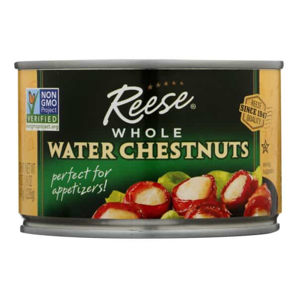 Reese Water Chestnuts - Whole - Case of 24 - 8 oz - Image 2