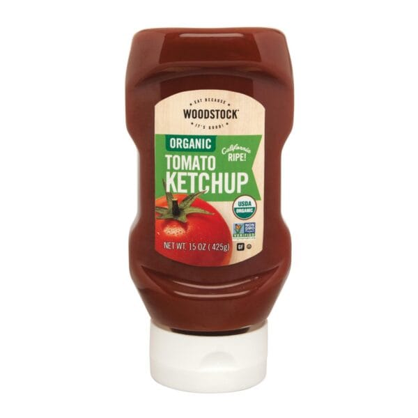Woodstock Organic Tomato Ketchup - Case of 16 - 15 OZ - Image 3
