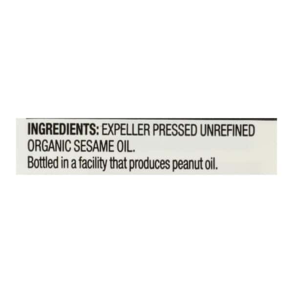 Spectrum Naturals Organic Unrefined Sesame Oil - Case of 12 - 16 Fl oz. - Image 3